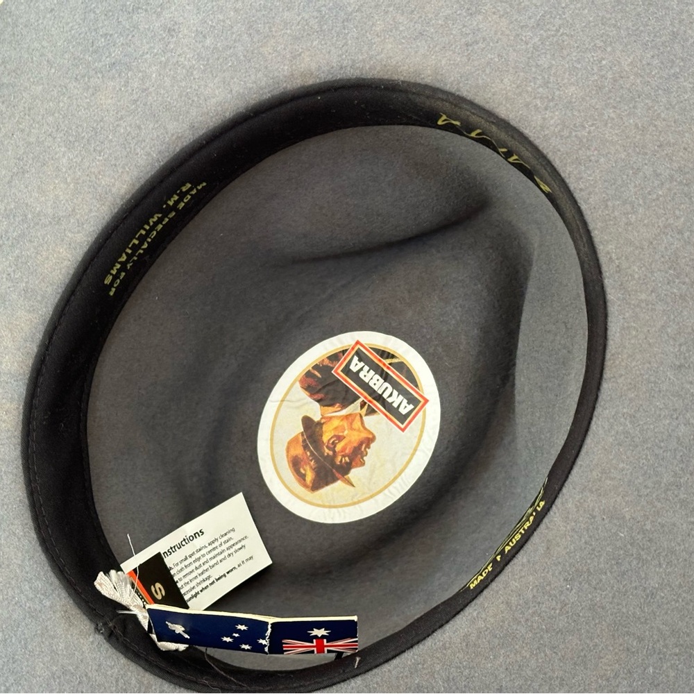 AKUBRA x R.M.WILLIAMS Charcoal Hat - Picture 5 of 15